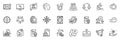 Icons pack as Mobile inventory, Cogwheel blueprint and Add photo line icons. For web app. Vector