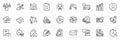 Icons pack as Product knowledge, Account and Trophy line icons. For web app. Vector