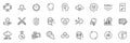 Icons pack as Screwdriverl, User call and Ranking stars line icons. For web app. Vector