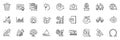 Icons pack as Trash bin, Certificate and Chemistry lab line icons. For web app. Vector