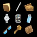 Icons for personal belongings