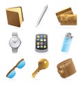 Icons for personal belongings