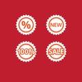 Icons sale Royalty Free Stock Photo