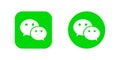 WeChat logo vector eps, WeChat Icon Clip art, WeChat App icon. ?? ??, ?? ??, Royalty Free Stock Photo