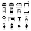 Icons set furniture