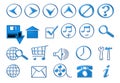 Icons for the site Royalty Free Stock Photo
