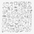 Icons of sketchy food