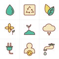 Icons Style Eco icons