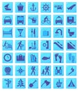 Icons, Travel (set1,part2)