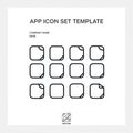 The icons are uniformly arranged in a 3x4 grid layout. Text at Royalty Free Stock Photo