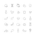Icons with useful products.