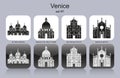 Icons of Venice Royalty Free Stock Photo