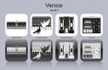 Icons of Venice Royalty Free Stock Photo