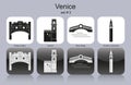 Icons of Venice Royalty Free Stock Photo