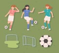 icons women soccer