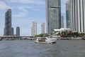 Iconsiam free shuttle boat goes up the river