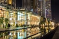 Charoen Nakhon Road,Khlong San,Bangkok,Thailand on December 10,2018:Night scene at River Park of ICONSIAM,the new shopping complex