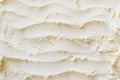 Icre cream background, texture, top view, scoop