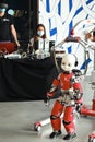 ICub is a research-grade humanoid robot designed by IIT to help developing and testing embodied AI algorithms