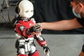 ICub is a research-grade humanoid robot designed by IIT to help developing and testing embodied AI algorithms