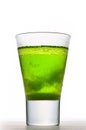 Icy Absinthe drink Royalty Free Stock Photo