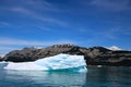 Alaska, iceberg in Icy Bay of the Wrangell-Saint-Elias Wilderness Royalty Free Stock Photo