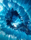 Icy Blue Crystal Vortex Abstract Background Royalty Free Stock Photo