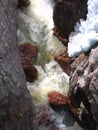 Icy canyon above Ouray, Colorado