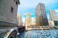Icy Chicago River Royalty Free Stock Photo