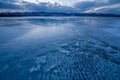 Icy Cold Mountain Lake Royalty Free Stock Photo