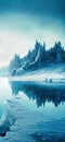 Icy Landscape Arctic Smartphone Background