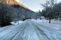 Icy Road, Austria