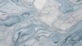 Icy Serenity: Subtle Veining on Iceberg Blue Marble. AI Generate