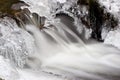 Icy Winter Stream Royalty Free Stock Photo