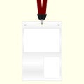 ID badge Royalty Free Stock Photo