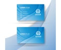 Buiness card blue gradient