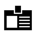 ID card icon Royalty Free Stock Photo