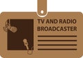 ID card TV and radio broadcaster