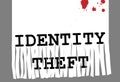 ID Identity theft fraud paper shredder security Royalty Free Stock Photo