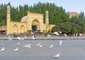 Id Kah Mosque, Kashgar. China Royalty Free Stock Photo