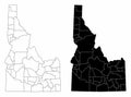 Idaho administrative maps
