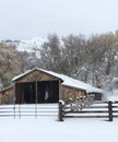 Idaho barn and corrals