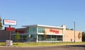 A Walgreens Pharmacy store exterior. Royalty Free Stock Photo