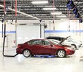 Modern automotive dealership maintenance garage Royalty Free Stock Photo