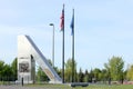 Idaho Falls, Idaho, USA. The state memorial honoring the Idaho Citizens who fought and died in the Vietnam war. The memorial is lo
