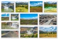 Idaho landmarks collage Royalty Free Stock Photo