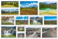 Idaho landmarks collage Royalty Free Stock Photo