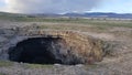 Idaho lava tube cave Royalty Free Stock Photo