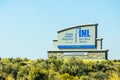 Idaho National Laboratory sign. INL is national laboratory of the United States Department of Energy. - Idaho Falls, Idaho, USA -