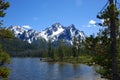 Idaho`s Sawtooth Mountains and Stanley Lake Royalty Free Stock Photo